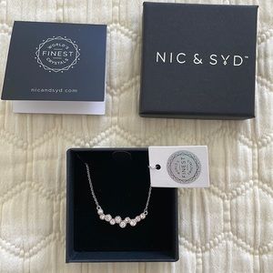 Nic & Syd Swarovski Crystal Cluster Necklace - NIB w/tags
